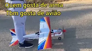 hoje foi dia de voo ! quem gosta de arma geralmente tbm gosta de avião hehehe