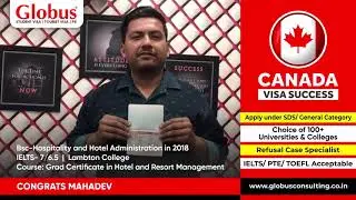 Congrats Mahadev for Canada Student Visa!! #happyclients