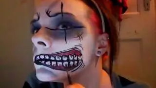 Speed Deformed Clown Face Painting