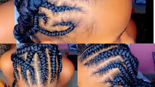 I tried this viral trending hairstyle on a natural hair using BRAZILIAN WOOL