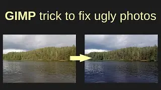 Simple GIMP trick to bring UGLY JPEGs back to life!
