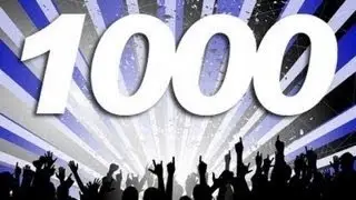 На канале 1000 подписчиков! Ура!