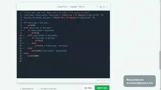HackerRank Python Day 26 Solution, 30 Days of python coding 