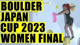 Bouldering Japan Cup 2023 Women's Final