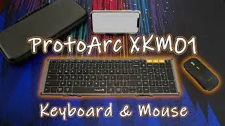 ProtoArc’s XKM01 Keyboard and Mouse Combo: Light, Compact, and Wireless and Bluetooth Connectivity
