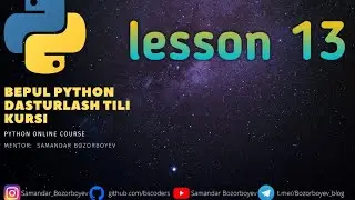 #13.py_kurs_Ro’yxat bilan ishlash (Sets)