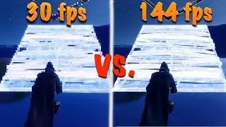 Trying out 30 FPS vs. 144 FPS