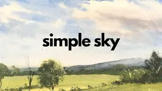 How to Paint a Sky in Watercolor (step-by-step) - Matthew White