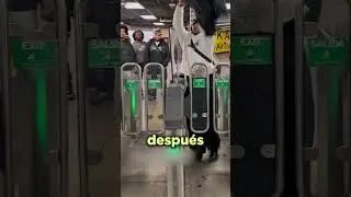 This is the trick they use to avoid paying for the subway.