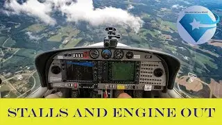 Stall recovery and engine failure in flight training-Diamond DA40