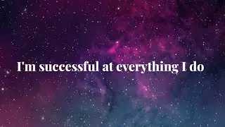 positive affirmations for new beginnings,  success and confidence✨