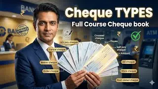 “Cheque Book MASTERCLASS 🏦 | Types + Filling Process Step by Step”