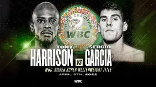 Tony Harrison VS Sergio Garcia FIGHT NIGHT CHAMPION
