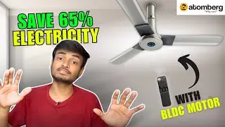 Atomberg Studio+ Ceiling Fan | Save 65% of Electricity | Remote Control  | Best BLDC Designer Fan