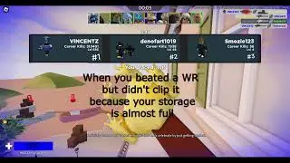 When You Beated A World Record But Didn't Record It Because Your Storage Is Almost Full