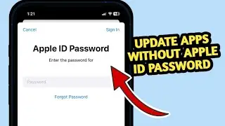 How To Update Apps Without Apple ID password 2024