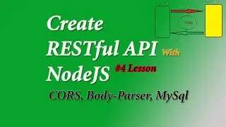 #4 how to create RESTful API with nodejs in Hindi | enable cors ans install mysql , body-parser