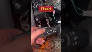 Windshield wiper works permanently on new Cascadia