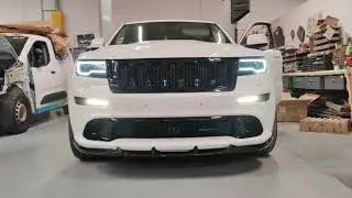 2011-2013 Jeep Grand Cherokee Vland Headlights DRL LED Facelift SRT headlamps