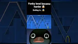 Geometry dash: Funky level became Harder 🤯 #shorts #gd #geometrydash
