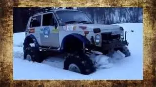 #30. Нива на огромных колесах по снегу [ТЮНИНГ 4x4]
