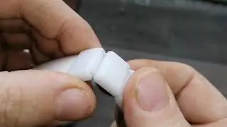 Сделал чётки с белого орг стекла.