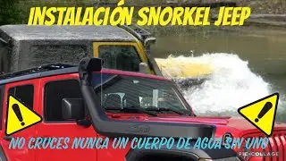 Como Instalar snorkel jeep jk 3.8