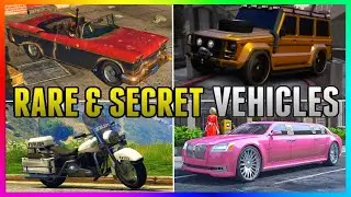 GTA 5 Online - FREE RARE CARS Locations 2025: SECRET HIDDEN RARE CARS! GTA 5 Rare Cars You Can Keep