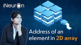 Day 29 - Address Of An Element In 2D Array | DSA free community course.
