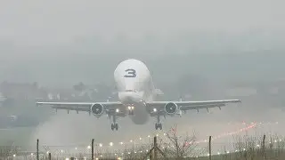 Beluga Airbus '3' Taking Off From Hawarden Airport