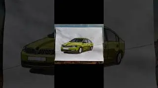 Skoda Rapid #automobile #art
