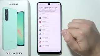 SAMSUNG Galaxy A26 5G: How to Block Network Access for Apps