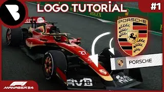 F1 Manager 24 - Porsche Logo Tutorial - NO MODS