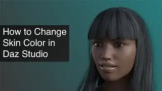 How to Change the Skin Color in Daz Studio | Daz3D Tips