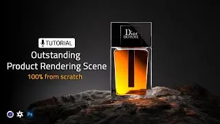 Outstanding 3D Product Rendering | Perfume | Cinema4D & Octane Render | Part 1