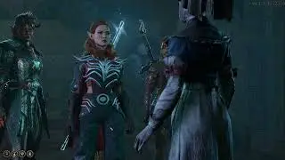 Zombie nurse heals corpses House of Healing BG3 Cutscene