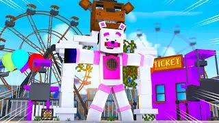 Discovering FNAF World Theme Park! Minecraft FNAF Roleplay