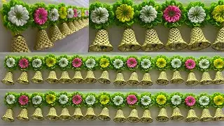 Woolen Craft Ideas | Dussehra/Diwali Home Decoration Ideas | Door Toran Making Ideas With Wool | DIY