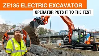 Operator tests electric excavator: what do they really think?