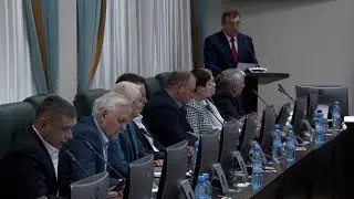 Губернатор выступил с отчетом в областной думе