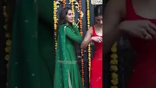 Mouni Roy Stuns in a Red Saree at Ektaa R Kapoor’s Ganpati Lunch| Filmy Focus Bollywood
