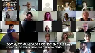 COMUNIDADES CONSCIENCIALES AyV. ZOOM DEL 27.8.21