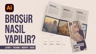 Adobe Illustrator Eğitimi | Katlamalı Broşür Nasıl Yapılır?