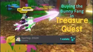 Buying the Bunny Fang in Treasure Quest