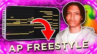 Making A Jazz 'AP Freestyle' Type Beat In The Style of Nemzzz From Scratch