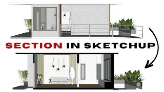 How to SECTION in SketchUp | Sketchup 2021