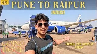 Pune To Raipur Direct Indigo Flight FINALLY GOING HOME