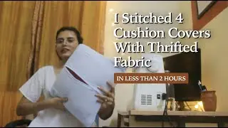 Stitching for our fauji home ❤️ - #1 CUSHION COVERS