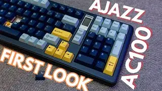 AJAZZ AC100 - First Look - A premium affordable 1800 layout  aluminum keyboard!??!