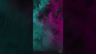 Ninja Smoke - Short Unreal Engine Sequence using Niagara Fluids #unrealengine #unreal #niagara